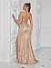ADYCE Elegant Evening Dress Women Party Long Formal Dress Sequined Strap Ladies Gown Bodycon Floor Length Female Outfits (Golden,Medium)
