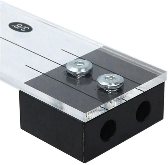 1Pc Woodworking Straight Hole Punching Locator - Precision Side Hole Punching Tool for DIY Woodworking Projects, 1/2 Inch Size ，1/4 Inch Size ，3/8 Inch Size(B-3/8)