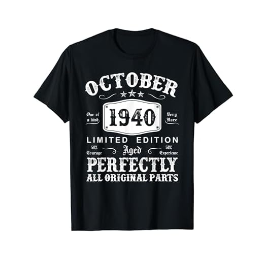 Octubre 1940 84 Años Cumpleaños Hombre Fabricado En 1940 Camiseta
