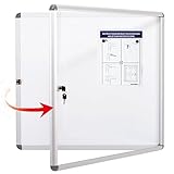 Einfaches Posten und Aktualisieren von Informationen auf der magnetischen Whiteboard-Oberfläche mit Magneten.