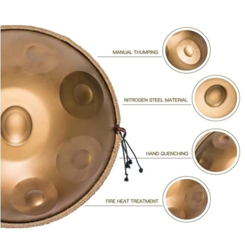 Set de Tambores Handpan TOCTUS 12 Notas D Menor 22 Pulgadas miniatura 3