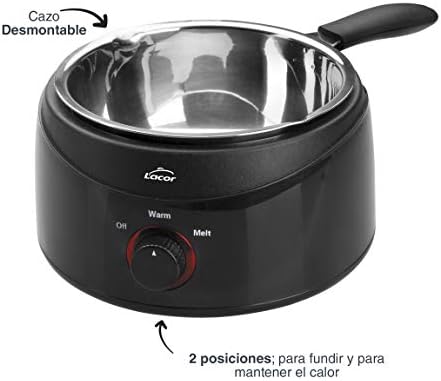 Lacor BAIN Marie garnek do czekolady 50 W, czarny