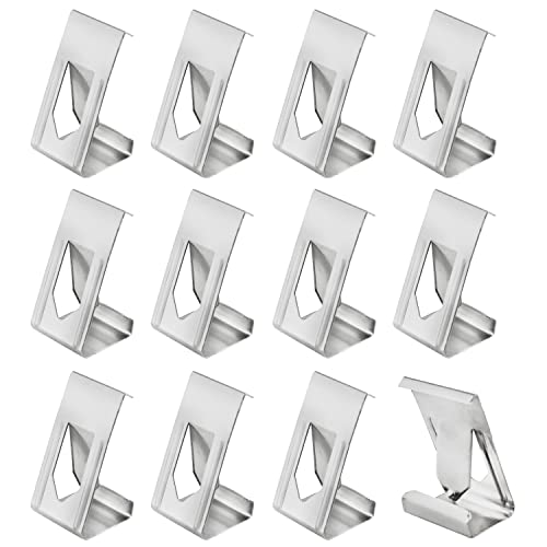 3D Printer Glass Bed Chip ZZLZX 50PCS Stainless Steel Small Picture Frame Spring Turn Clip for Ender 3 Pro Ender 3 V2 CR