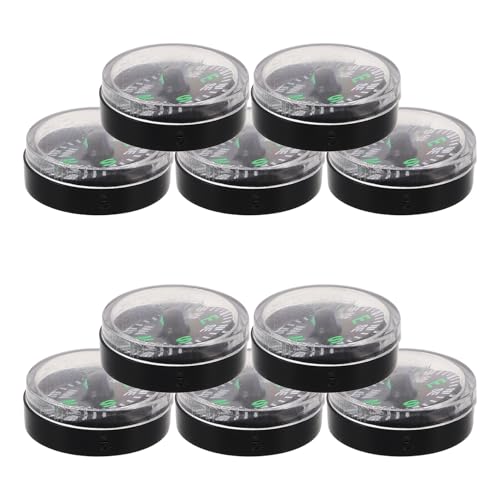 Juego 12 brújulas compactas de plástico 20mm para exteriores