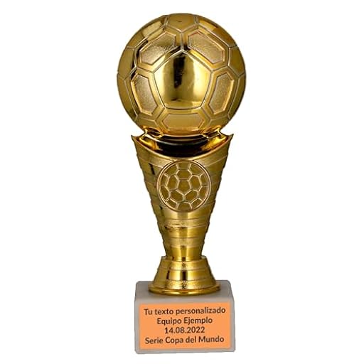 Trofeo de fútbol Larius - ST2 (con texto personalizado, dorado) | Ya disponible en tu tienda friki favorita! En mundofriki.es!
