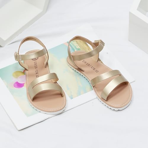 Girls Sandals Open Toe Strappy Summer Shoes Dress Sandals for Girls2