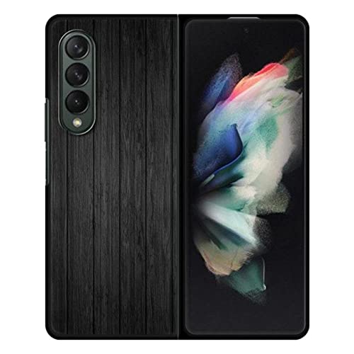 Coque pour Samsung Galaxy Z Fold 3 rigide anti rayure aspect bois