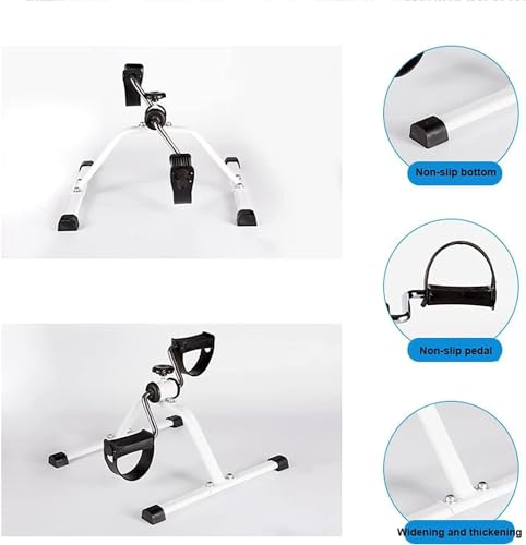 Opvouwbare zitpedaal-hometrainer - Armen en benen Fietsen Bureau-trainer voor apparatuur voor thuis - Afbeelding 6