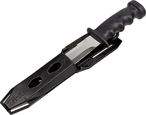Cressi Supertotem Tauchermesser mit glatter und gezahnter Klinge