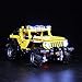 Kit de LumièRe a LED pour Lego JeepWrangler,Jeu de LumièRe pour Lego 42122 Jeep Wrangler Voiture-Jouet Kit D'éClairage LED,IdéE de Cadeau,Juste Un Kit LéGer, Pas de ModèLe Lego(Version Classique)