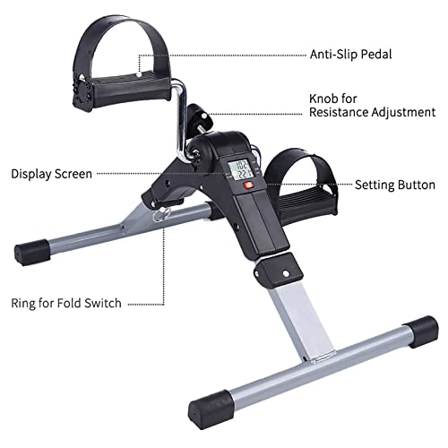 Máquina elíptica mini portátil para pedalear miniatura 4