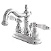 Kingston Brass KB1601BPL Bel Air 4-inch Centerset Lavatory Faucet with Retail Pop-Up, 4-3/4