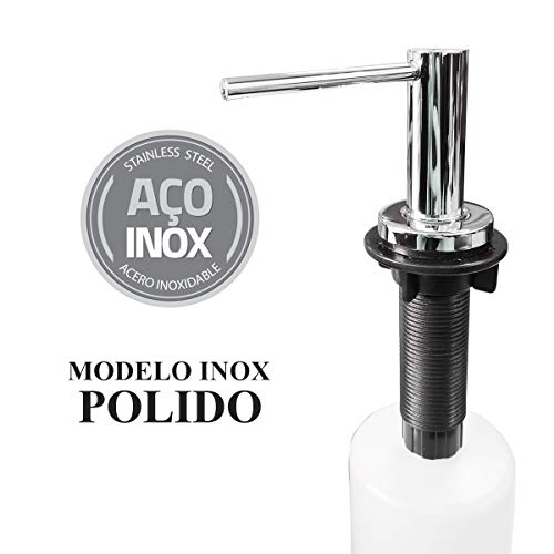 Dosador de sabão liquido Inox 304 para Embutir 500ml WT-F39 - Westing