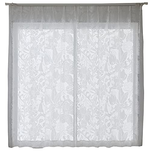 �X�~�m�G(Suminoe) �Z�~�I�[�_�[���[�X�J�[�e�� �z���C�g ��130cm ×��233cm �f�B�Y�j�[ �v�����Z�X �n�C�z�[�{�C�� M1193