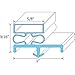 Allpoints Select - 741186-20 7/8 in by 22 3/4 in Door Gasket
