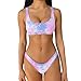 Generic Set Sexy Swimwer Imbottito Push - Up Bra Swimsuit Women Tie - Tinti Bikini Swimwears Tankinis Set Costumi da Bagno Brasiliana Sexy