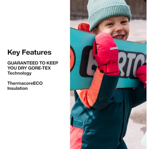 Image of Burton Kids' Gore-TEX Insulated Mittens - Waterproof Winter Snowboard Mittens for Boys & Girls