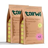 Tarwi Proteína Vegana en Polvo, Proteína de Altramuz, 21g de Proteína por ración, Rica en Fibra, Varios sabores: Cacao, Vainilla y Natural, Digestión Ligera (600g, Cacao Intenso)