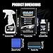 Automotive Headlamp Restoration Fluid Kit, 2025 New Automotive Headlight Restoration Kit, Headlight Cleaner for Cars, Headlight Cleaner and Restorer Coating Kit for Polishing, Restoring Headlamp