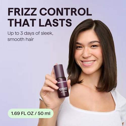 Image of wavytalk Smooth Barrier Heat Protectant Spray for Hair, Thermal Protection Spray for All Hair Tools to Smooth&Hydrate, Up to 450℉ Protection, Damage Repair&Frizz Control, 1.69 Fl Oz