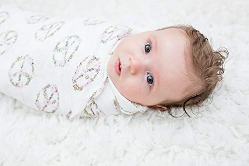 Image of Lulujo Baby Swaddle Blanket| Unisex Softest Bamboo Viscose Muslin Swaddle Blanket| Neutral Receiving Blanket for Girls & Boys | 47in x 47in Peace