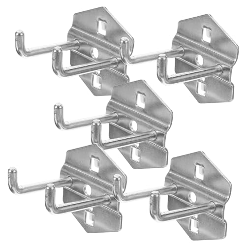 NULYLU Pegboard Hooks for Hanging Tools Metal Wall Storage Organizer Accessories