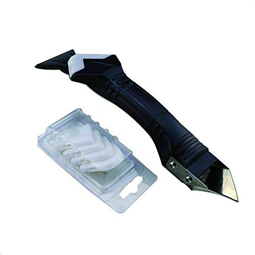 3-in-1 Silikonentferner Dichtungsmasse Dichtmittel Glatte Schaber Fugenmörtel Kit Werkzeuge, großartige Werkzeuge für Küche Badezimmerfenster, Spülenverbindung, Raum Cover
