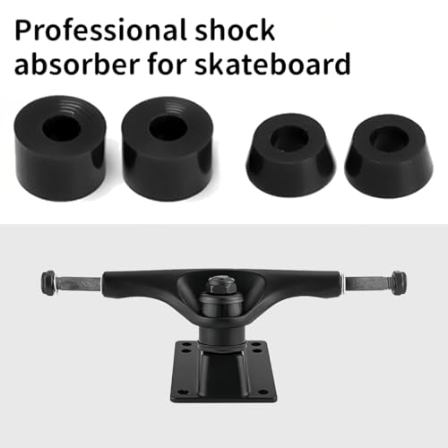 JEYORZY 4 Stück Skateboard Bushings, Skateboard Truck Bushings, Longboard Skateboard-Zubehör, Skateboard Buchsen Set Ersatz Cups für Skateboard Trucks, beste Skateboard Bushings zum Austauschen