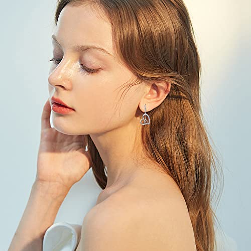 Popkimi Gymnastics Earrings Gymnastics Gifts For Girl 925 Sterling Silver Gymnastics Dangle Earring With Colorful Crystal Flipping Gymnast Team Gymnastics Jewelry Gymnastics Hoop Earring Ballerina Gymnastics Gifts For Women (Gymnastic Leverback Earrings) #TOP5