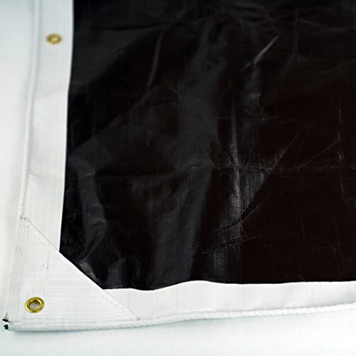 Watershed Innovations HydraTarp Super Heavy-Duty 16 Mil Thick Waterproof White/Brown Reversible Tarp, 12 by 24 Feet - Thumbnail 7