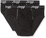  Sloggi for Men Men Start Ho Midi C2p Bóxer, Negro (Black 0004), Small (Talla del Fabricante: 4) (Pack de 2 para Hombre