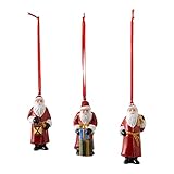 Dekoratives Element: Die Weihnachtsmänner eignen sich ideal als Dekoration des Weihnachtsbaumes oder auch zum Sammeln, Kombinieren und Verschenken