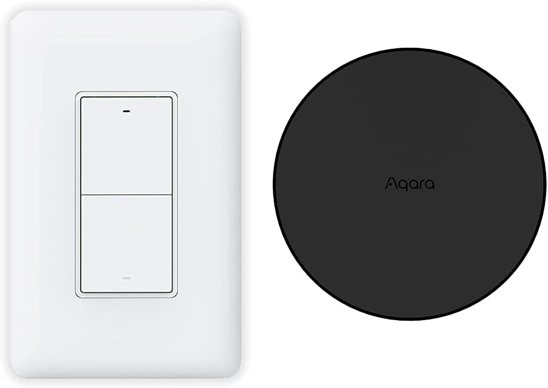 Aqara Smart Light Switch (No Neutral, Double Rocker) UK Ubuy