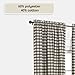 ACHIM Buffalo Check Panel Window Curtain - 42 Inch Width, 63 Inch Length - Taupe & Ivory Plaid - Light Filtering Farmhouse Country Drapes for Bedroom Living & Dining Room Home Decor