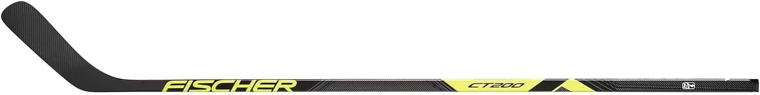 Fischer CT200 SQR 1-Piece Composite Grip SR Adult Hockey Stick - 85 Flex | 60" (R77 (Right-Handed, 77 Curve))