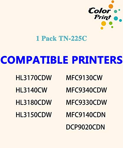 Cartucho de toner TN-221 TN-225 TN-225C compatível com TN-225 TN-225C usado para Brother MFC-9130CW
