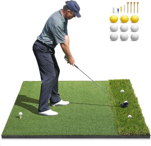 golf hitting mats