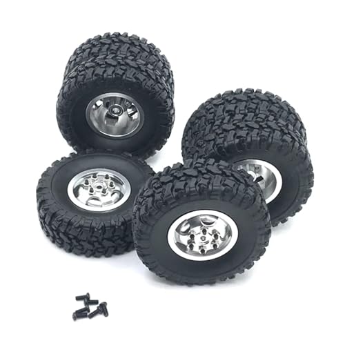 Pneus RC pour WPL C14 C24, roues de franchissement outdoor HengLong