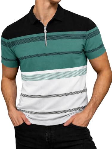 Image of EYEBOGLER Polo T-Shirt for Men || Half Sleeves Neck Polos Men's T-Shirt || Striped Polo || Packs Also Available