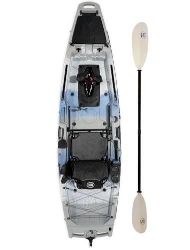 Brooklyn Kayak Company Sit On Top Single Fishing Kayak with Pedal Drive