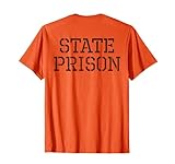 Halloween Inmate Costume Shirt State Prison