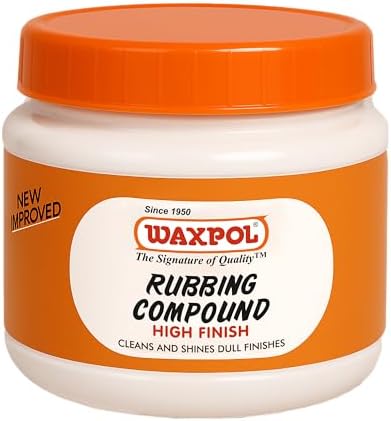Waxpol Rubbing Compound High Finish 500 g For Removes Deep Scratches, Sandpaper Marks, Swirls & Hologram, Enhances Paint Finish, Silicone-Free