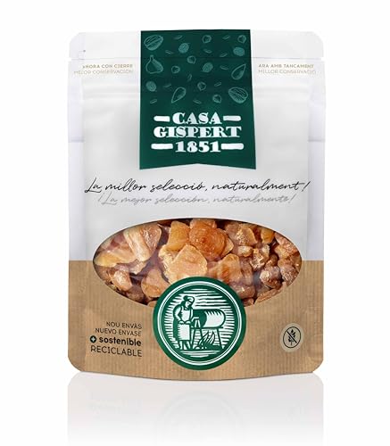 Casa Gispert - Jengibre Deshidratado con Fructosa - Sin Gluten, Vegano - 500 gr