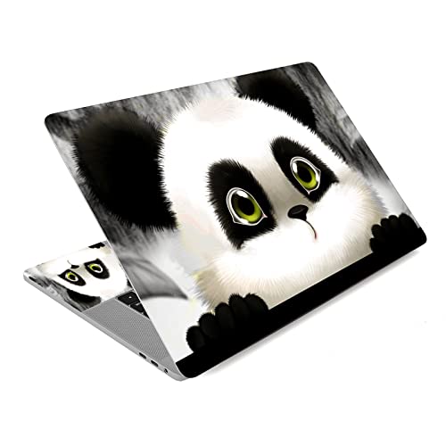 12 13 13.3 14 15.4 15.6 Inches Laptop Skin Sticker Decal Universal Netbook Skin Sticker | Need to Cut,Easy to Apply, Remove and Change Styles (Cute Panda)