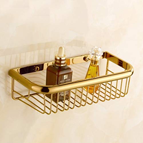 Baño rack doble cesta de pared para evitar caídas de botes en ducha 4