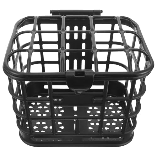 Panier en plastique robuste pour vélo adulte Hemobllo noir avec trou pré-percé