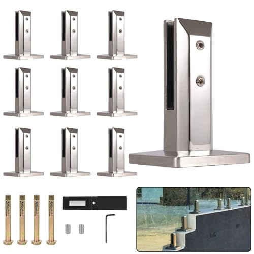 Abrazaderas de acero inoxidable para barandillas y balcones modernos 2