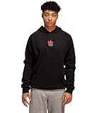 adidas Originals Sudadera con capucha 3D Trefoil Graphic para hombre, Negro, X-Small