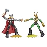 Nehmen Sie Ihre Pose: Halten Sie diese kraftvolle Pose. Jede biegbare Figur enthält ein Zubehör, um die Figur in der perfekten Position zu verbessern. Und Thor hält seinen mächtigen Hammer, Mjolnir