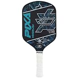 Mindrush Pickleball Paddle Black/Blue T300 Carbon face...